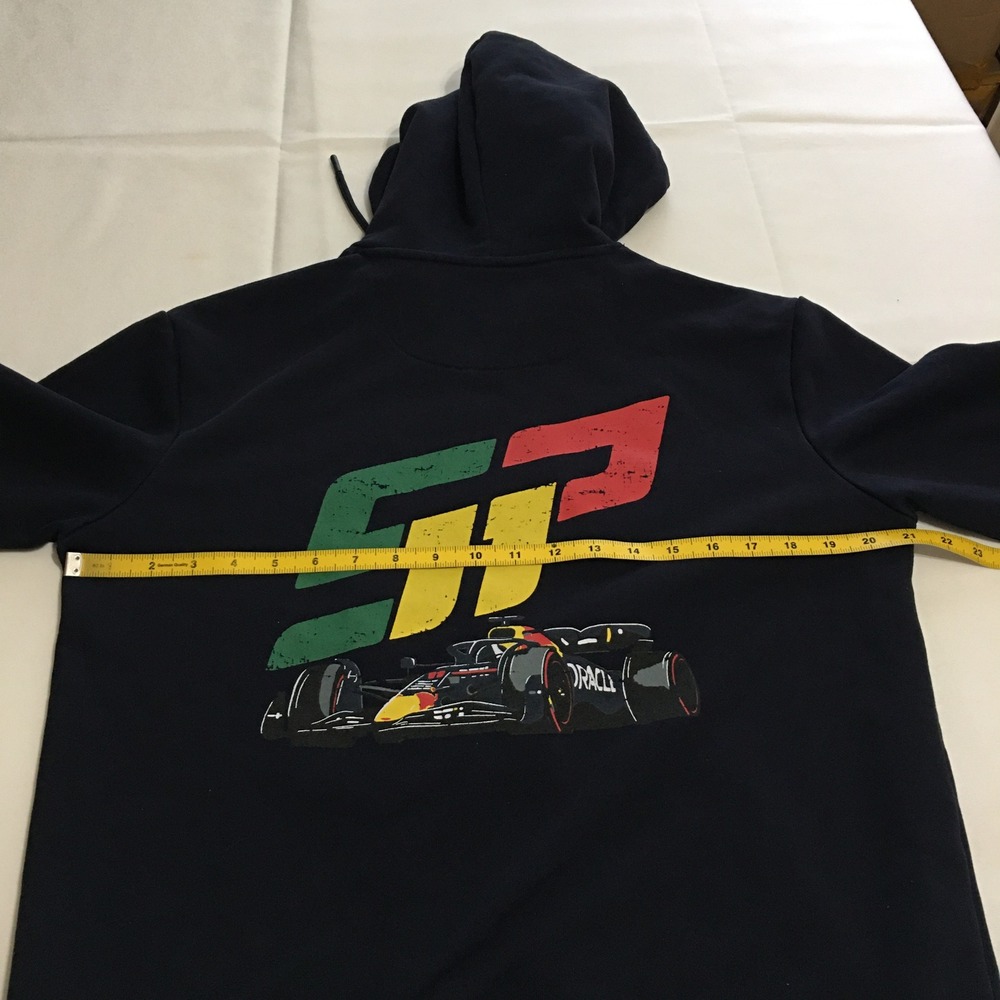Castore Oracle Red Bull Racing Full Zip Hoodie Small Navy Blue SP11 Sergio Perez - Picture 7 of 8